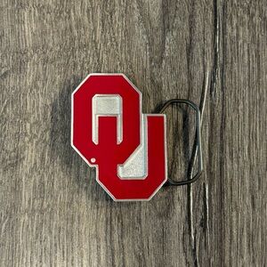 NCAA Oklahoma Sooners Enameled Metal Belt Buckle
